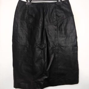 Leather Skirt